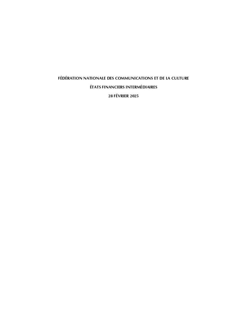 FNCC 2025 02 28 États Financiers